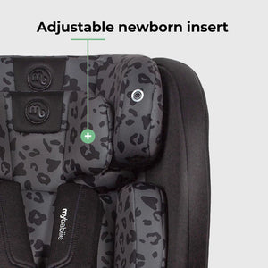 My Babiie MBCS100 2-in-1 Convertible R129 Car Seat - Black Leopard