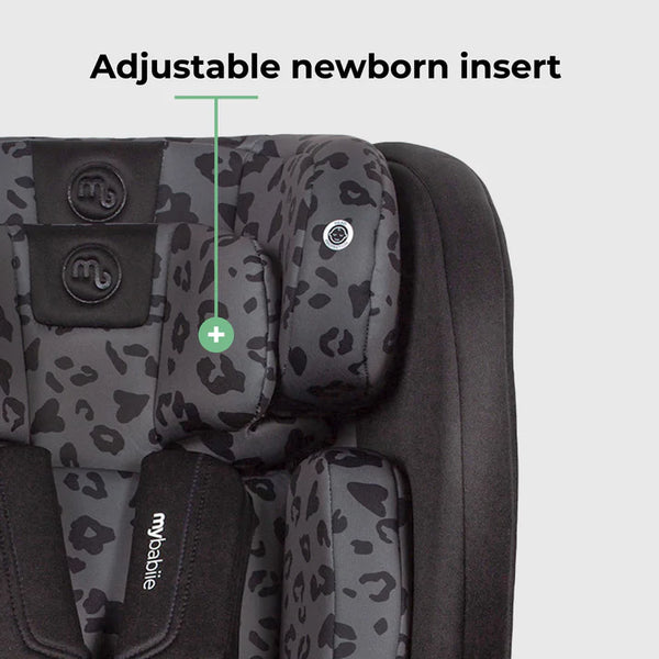 My Babiie MBCS100 2-in-1 Convertible R129 Car Seat - Black Leopard