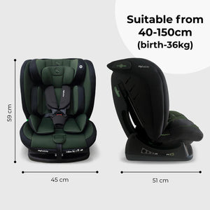 My Babiie MBCS100 2-in-1 Convertible R129 Car Seat - Forest Green
