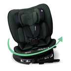 My Babiie MBCS200 Spin R129 Car Seat with Top Tether - Green