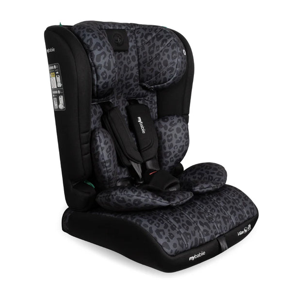 My Babiie MBCS50 Toddler to Booster R129 Car Seat - Black Leopard