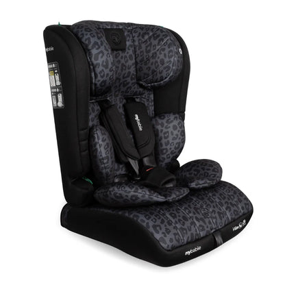 My Babiie MBCS50 Toddler to Booster R129 Car Seat - Black Leopard