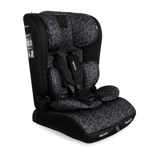 My Babiie MBCS50 Toddler to Booster R129 Car Seat - Black Leopard