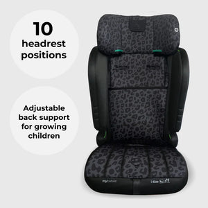 My Babiie MBCS50 Toddler to Booster R129 Car Seat - Black Leopard
