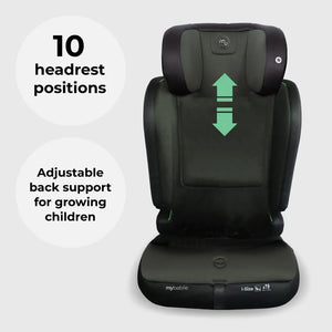 My Babiie MBCS50 Toddler to Booster R129 Car Seat - Green
