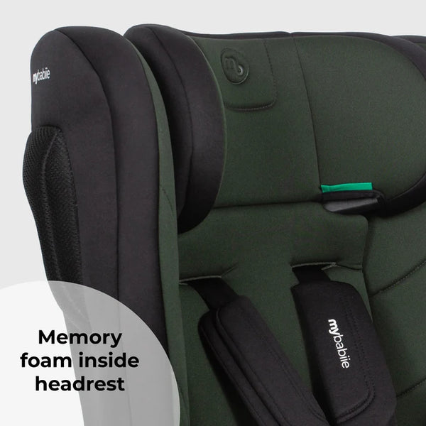 My Babiie MBCS75 Toddler to Booster R129 Car Seat with ISOFIX - Green