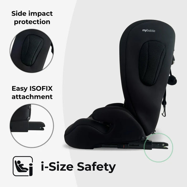 My Babiie MBCS75 Toddler to Booster R129 Car Seat with ISOFIX - Green