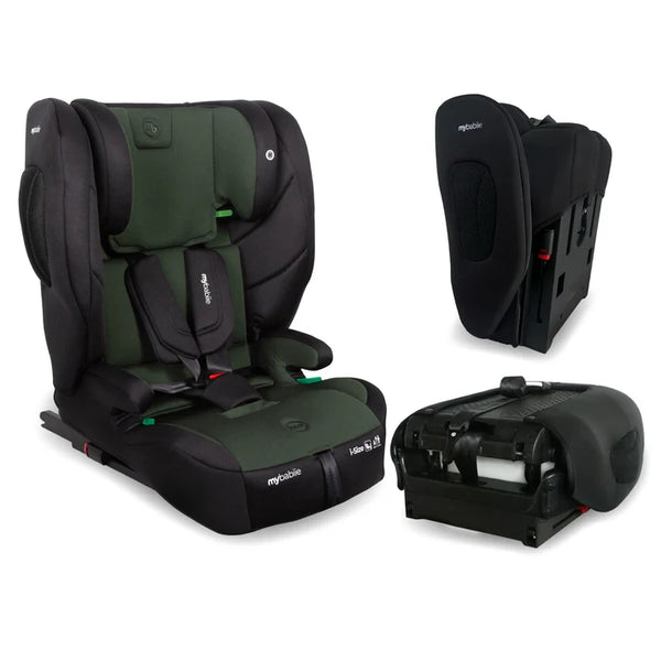 My Babiie MBCS80 Foldable i-Size Isofix Toddler Booster Seat - Green