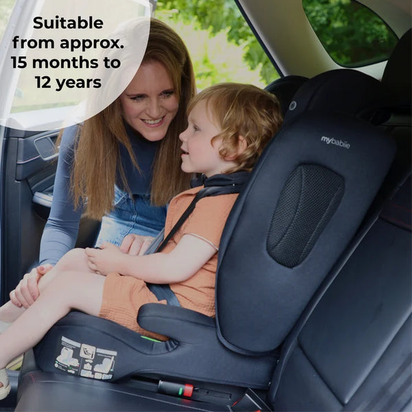 My Babiie MBCS80 Foldable i-Size Isofix Toddler Booster Seat - Green