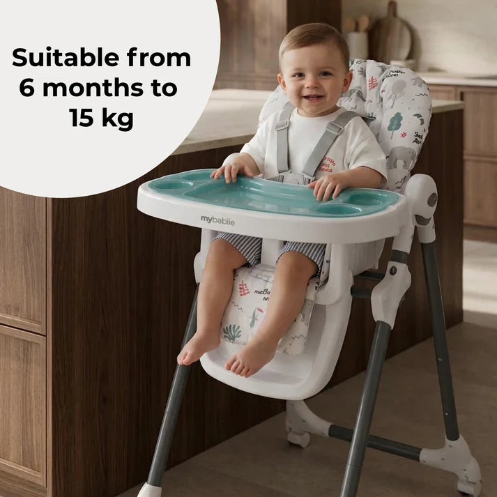 My Babiie MBHC8 Premium Highchair in Earth Child