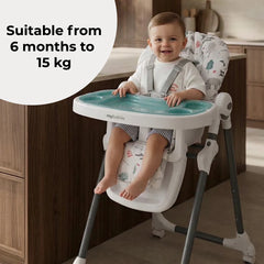 My Babiie MBHC8 Premium Highchair in Earth Child