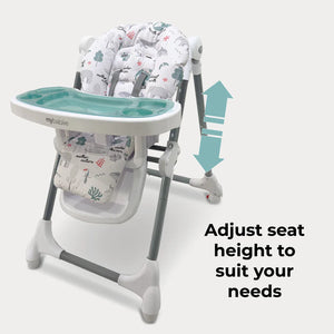 My Babiie MBHC8 Premium Highchair in Earth Child