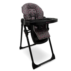 My Babiie MBHC8 Premium Highchair in Hot Pink Leopard