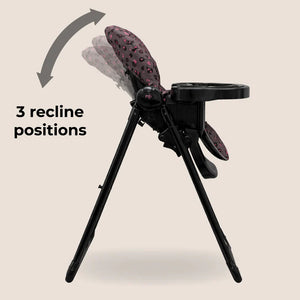 My Babiie MBHC8 Premium Highchair in Hot Pink Leopard