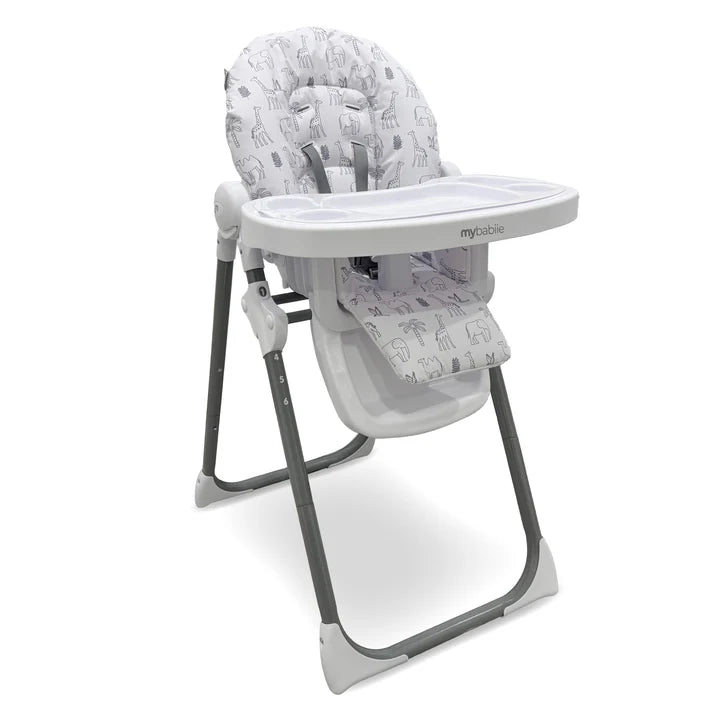 My Babiie MBHC8 Premium Highchair in Wild Safari
