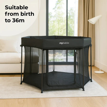 My Babiie Baby Play Pen – Black