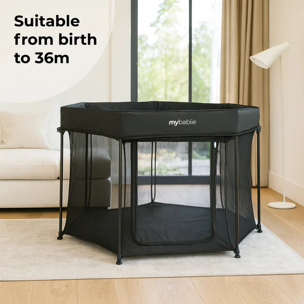 My Babiie Baby Play Pen – Black