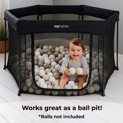 My Babiie Baby Play Pen – Black