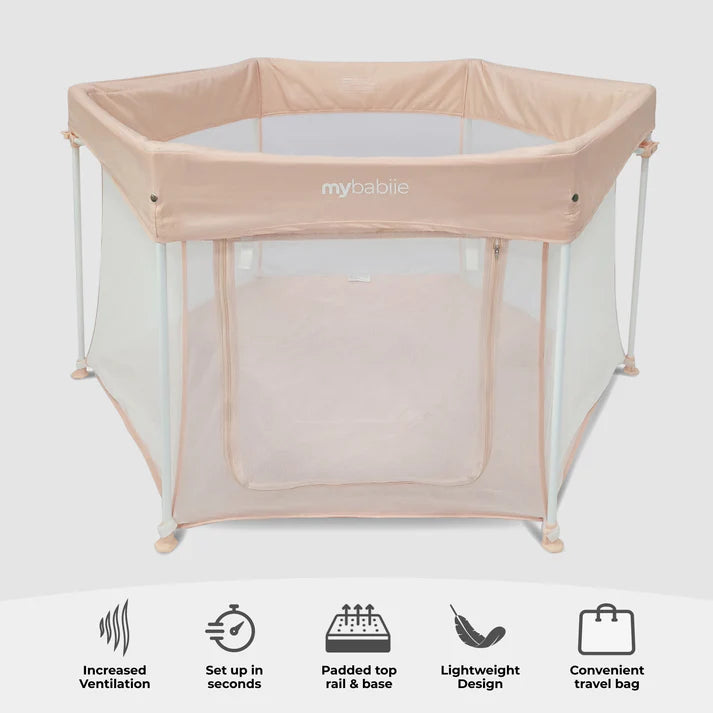 My Babiie Baby Play Pen – Blush Pink
