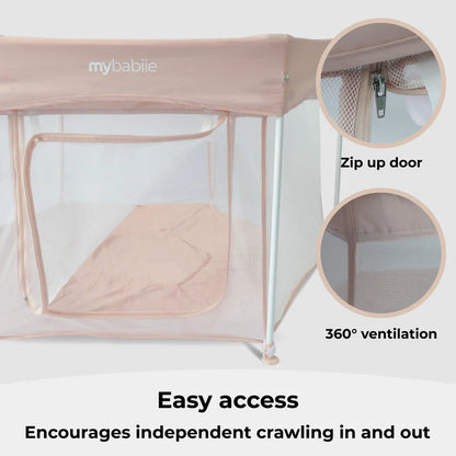 My Babiie Baby Play Pen – Blush Pink