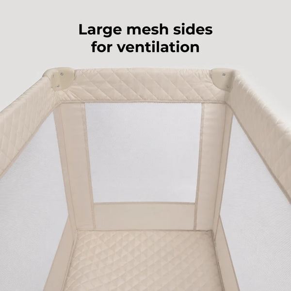 My Babiie MBTC1 Travel Cot - Ivory