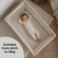 My Babiie MBTC1 Travel Cot - Ivory