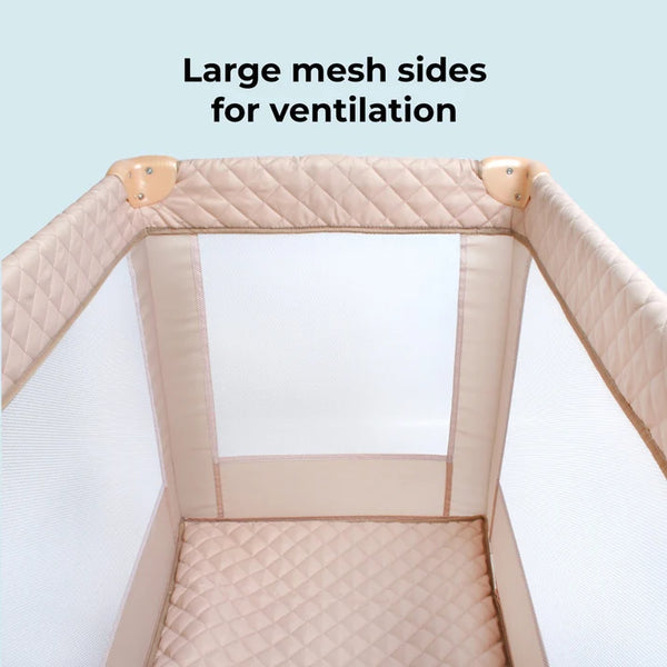 My Babiie MBTC1 Travel Cot - Blush Pink