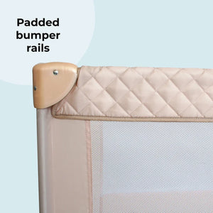 My Babiie MBTC1 Travel Cot - Blush Pink