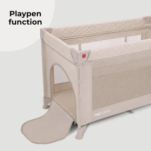 My Babiie MBTC4 Luxe 4-in-1 Travel Cot - Ivory