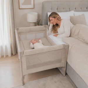 My Babiie MBTC4 Luxe 4-in-1 Travel Cot - Ivory