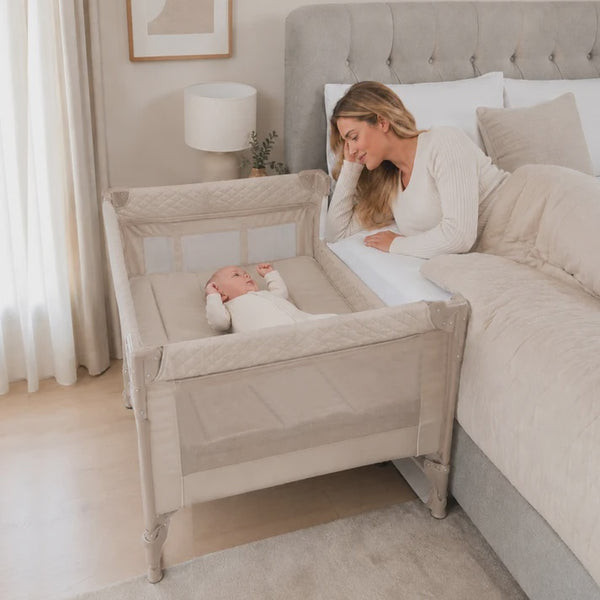 My Babiie MBTC4 Luxe 4-in-1 Travel Cot - Ivory
