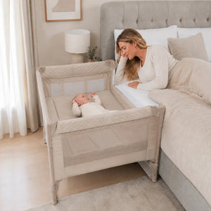 My Babiie MBTC4 Luxe 4-in-1 Travel Cot - Ivory
