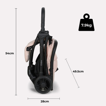 My Babiie MBX2 Compact Stroller –Blush Pink