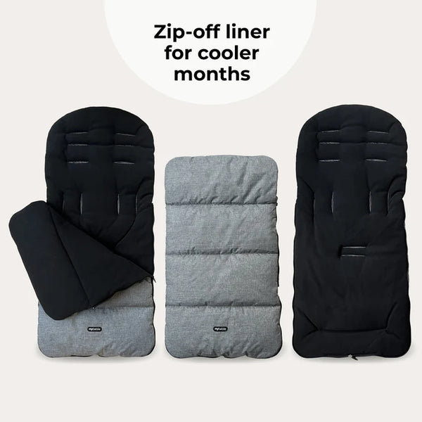My Babiie Universal Footmuff - Grey