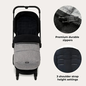My Babiie Universal Footmuff - Grey