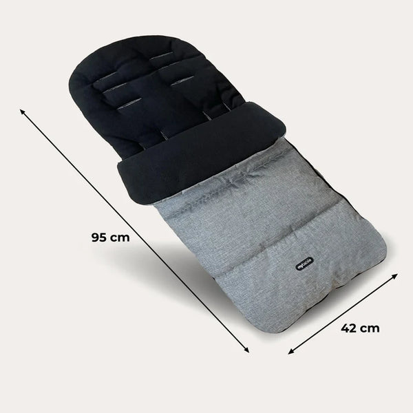 My Babiie Universal Footmuff - Grey