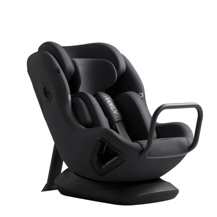 Axkid Minikid Core Car Seat - Atric Mist Grey | Swedish Plus Tested ERF Seat 40–125cm