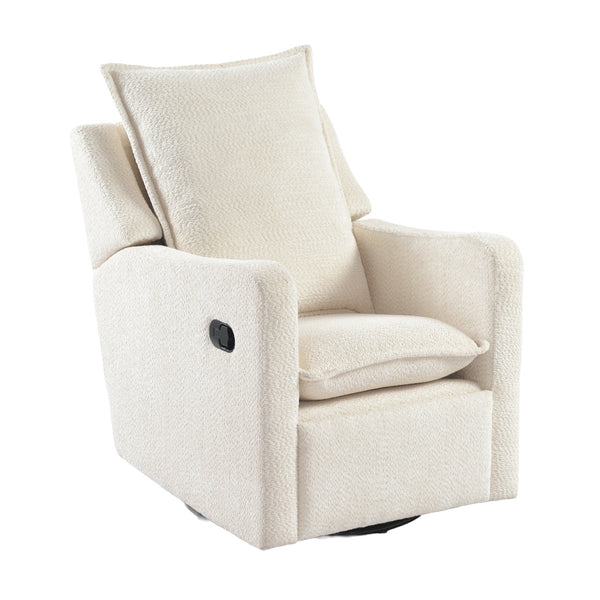 Bebe & Beyond Nestler Recliner Nursing Chair – Off White Bouclé