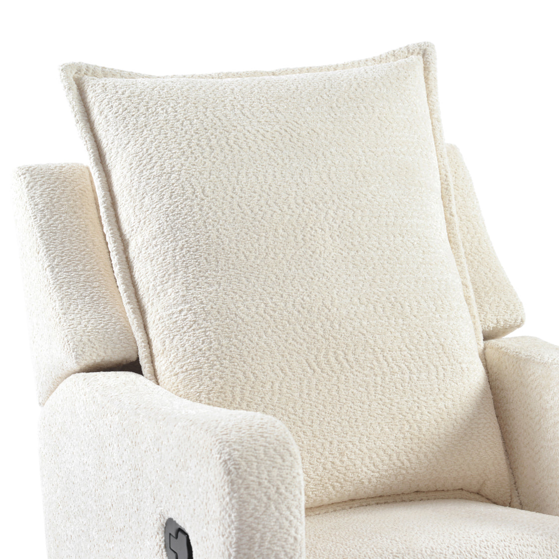 Bebe & Beyond Nestler Recliner Nursing Chair – Off White Bouclé