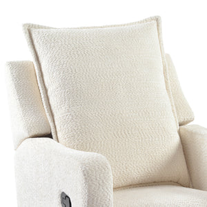 Bebe & Beyond Nestler Recliner Nursing Chair – Off White Bouclé