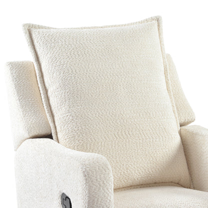 Bebe & Beyond Nestler Recliner Nursing Chair – Off White Bouclé