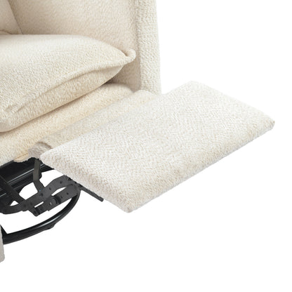 Bebe & Beyond Nestler Recliner Nursing Chair – Off White Bouclé
