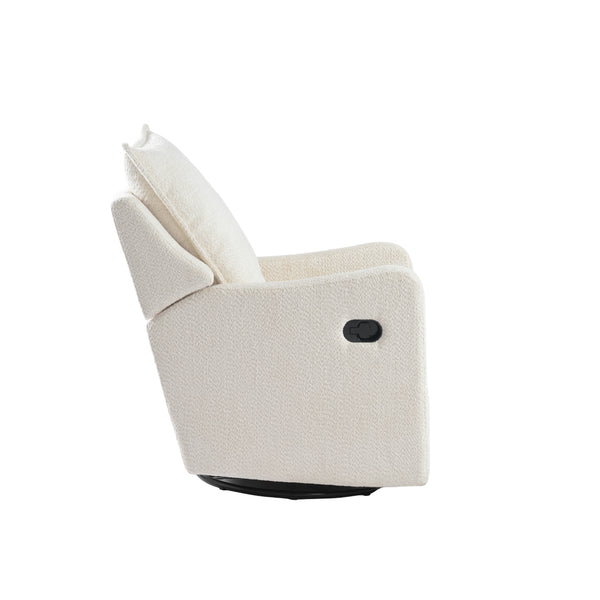 Bebe & Beyond Nestler Recliner Nursing Chair – Off White Bouclé