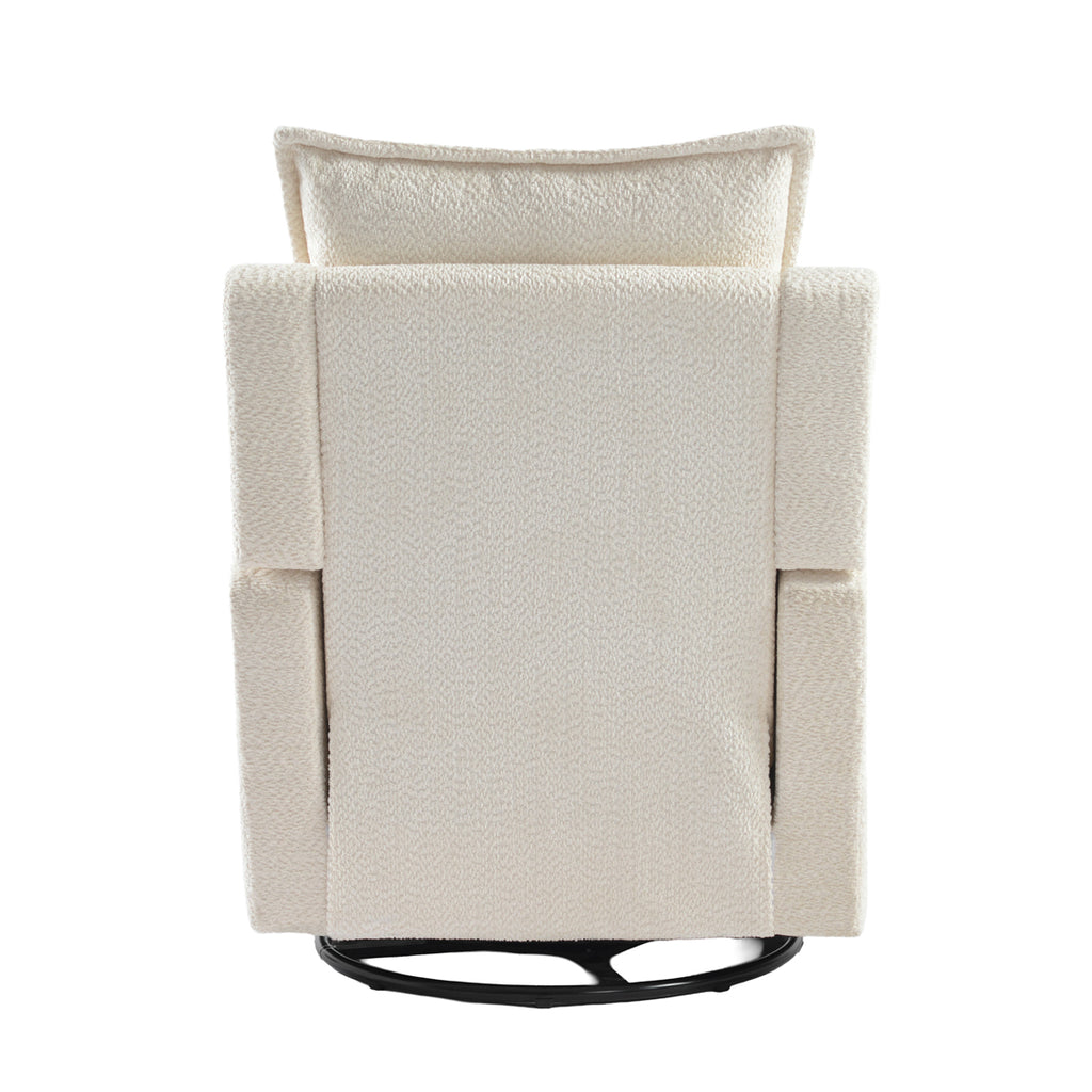 Bebe & Beyond Nestler Recliner Nursing Chair – Off White Bouclé