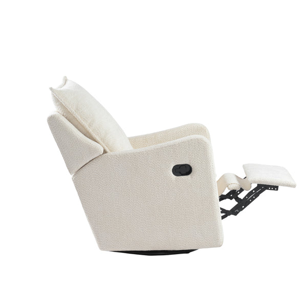 Bebe & Beyond Nestler Recliner Nursing Chair – Off White Bouclé