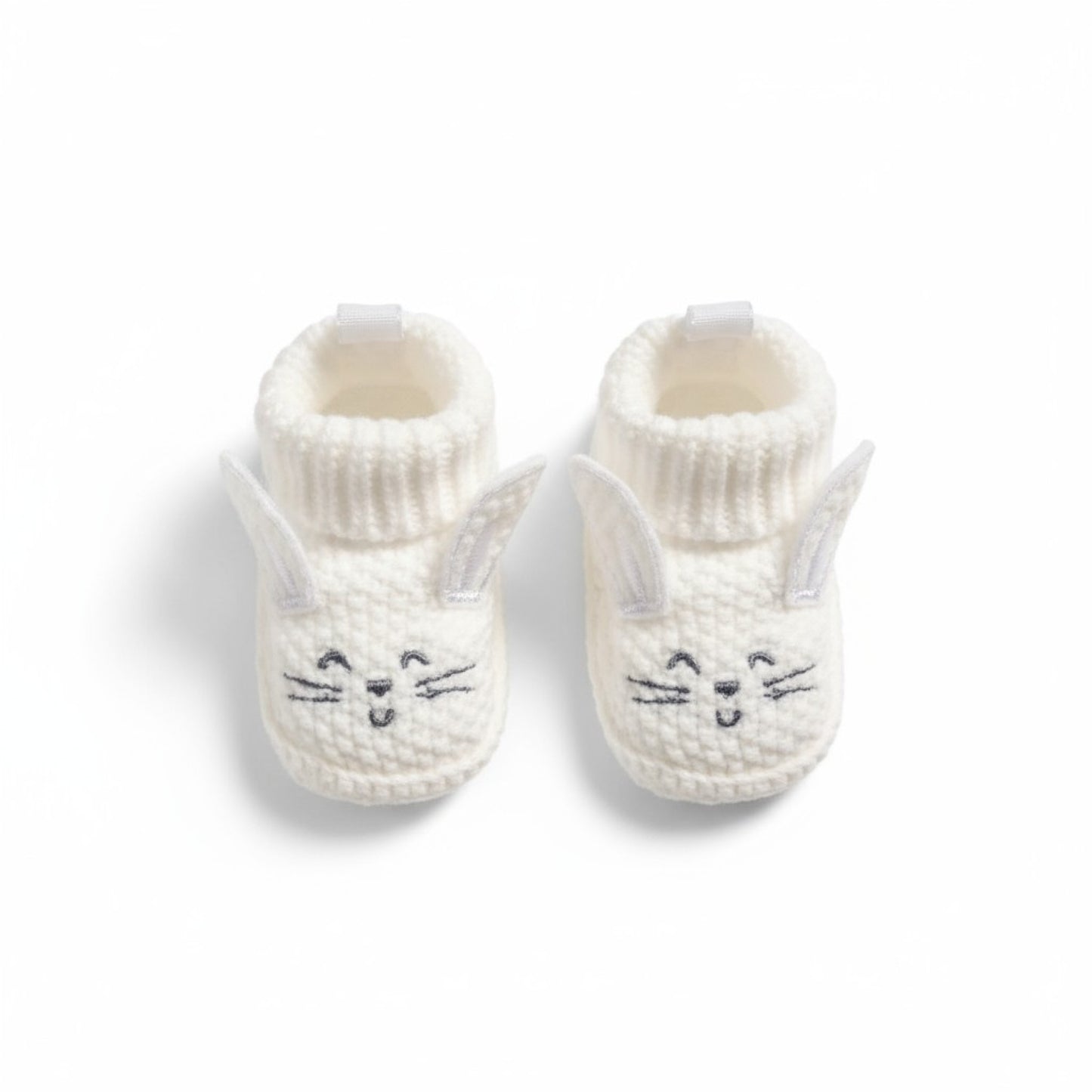 Unisex Newborn "Bunny" Knit Booties