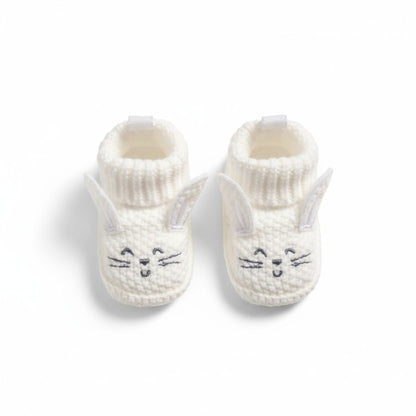 Unisex Newborn "Bunny" Knit Booties
