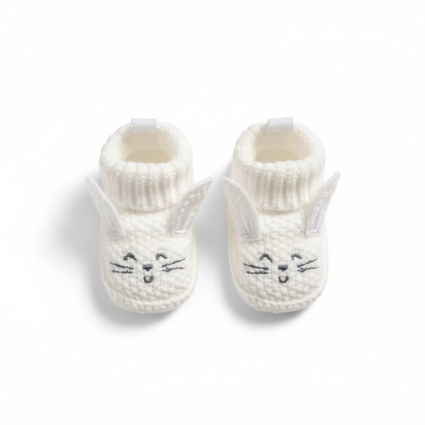 Unisex Newborn "Bunny" Knit Booties