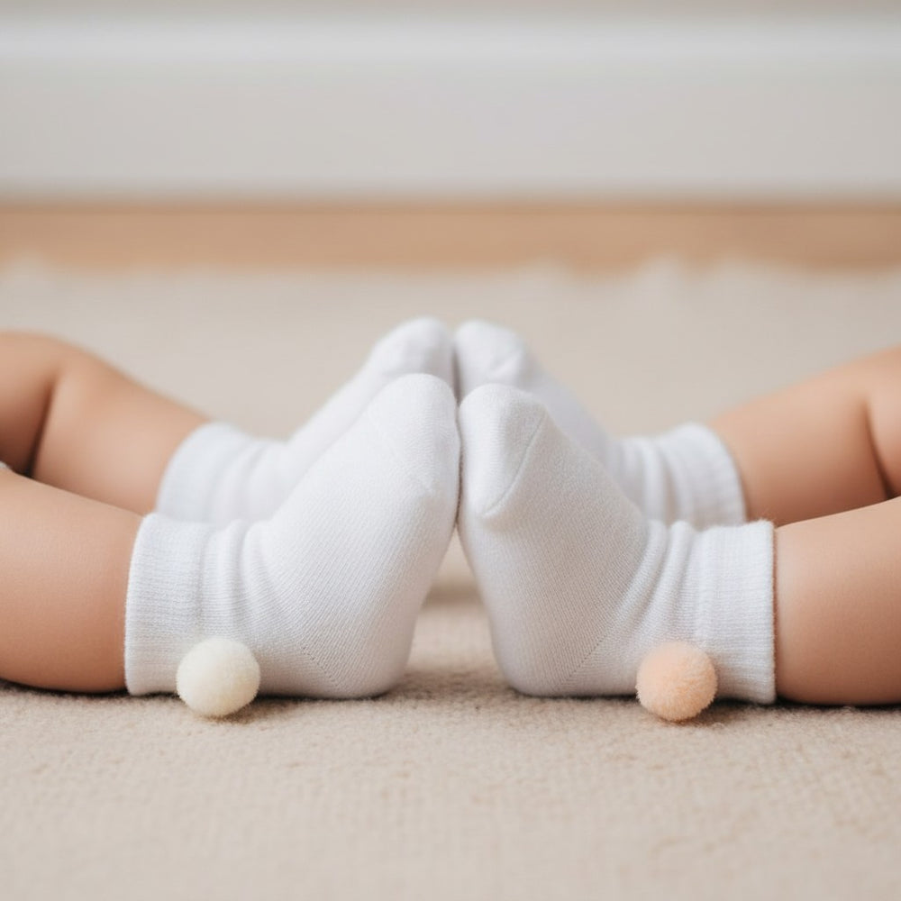 Baby Ankle Pom Socks