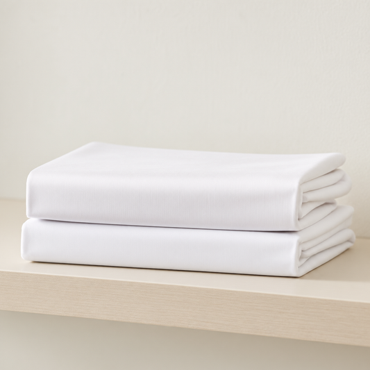 Next To Me Fitted Sheets White - Pack of 2